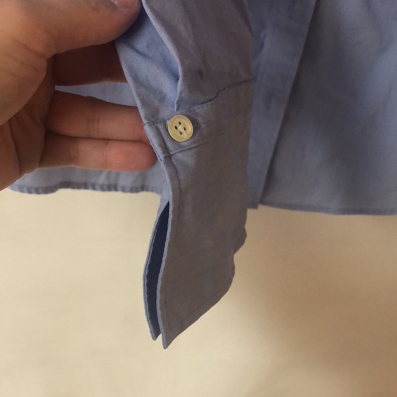 Talbots blue button down - Picture 6 of 8